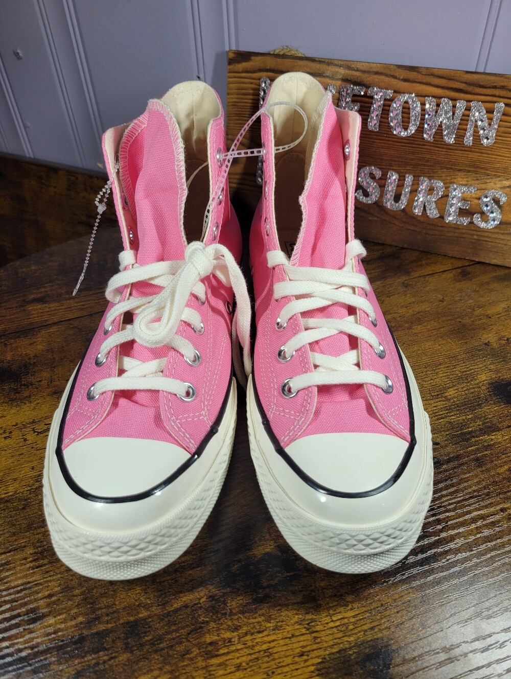 Converse Chuck 70 Taylor vintage style High Top Sneakers - Pink - Picture 4 of 13